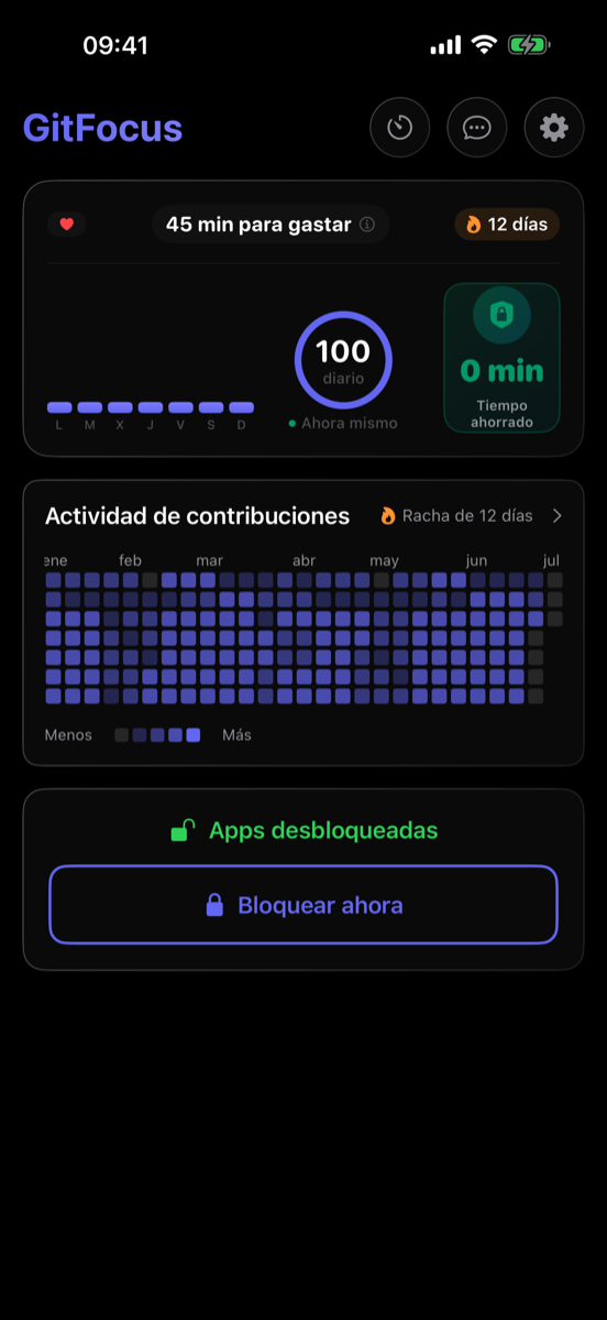 Panel de Inicio