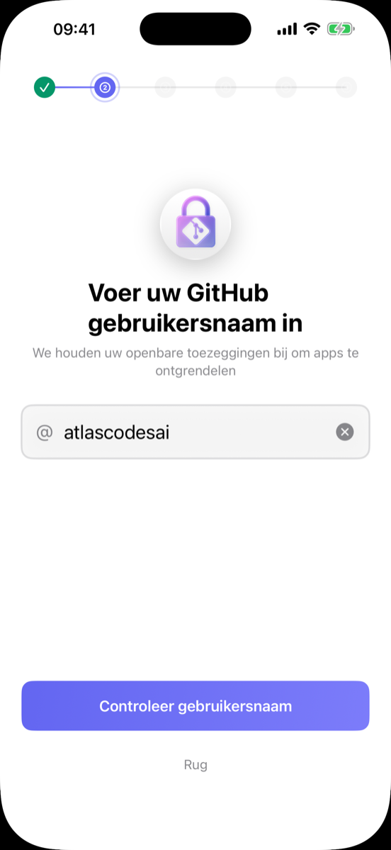 GitHub-accounts instellen